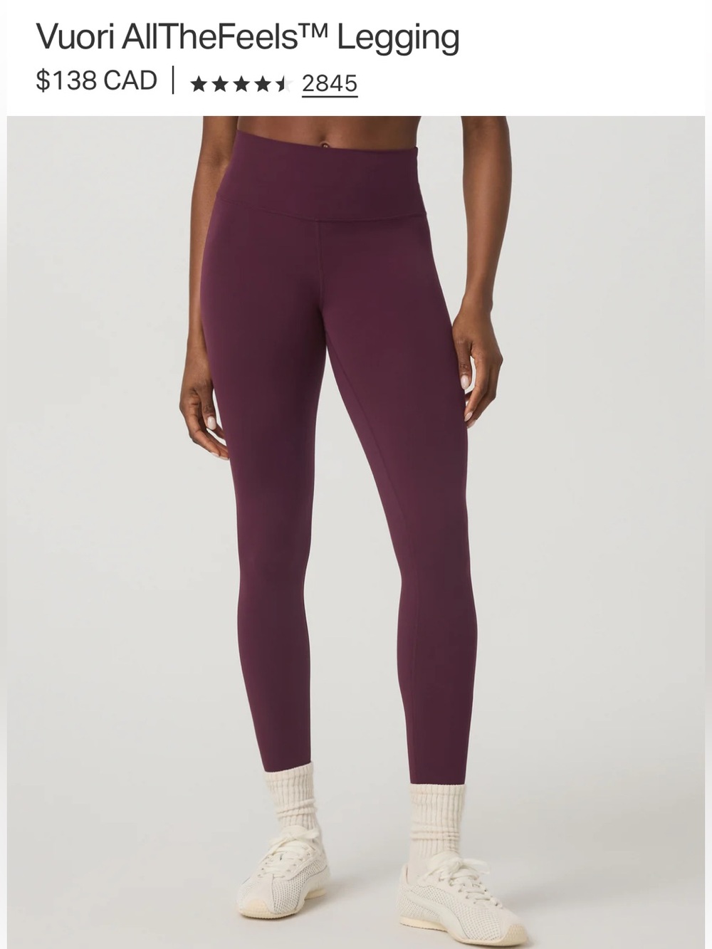 Vuori AllTheFeels™ High-Rise Legging
